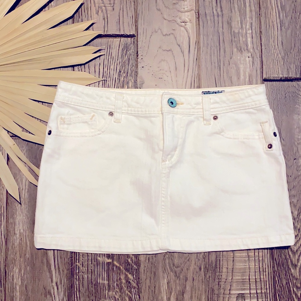 Volcom jean mini skirt size 5